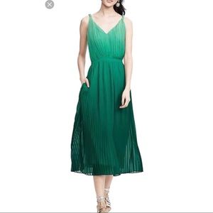Banana Republic Green Ombré Midi Dress